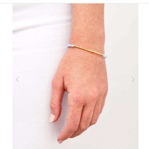 Gorjana Power Gemstone Bracelet Aquamarine - Picture 5 of 8